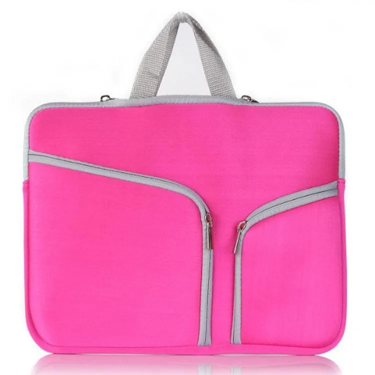 11 Inch Multi-Pocket Laptop Liner Bag | For Diving Material | Purple