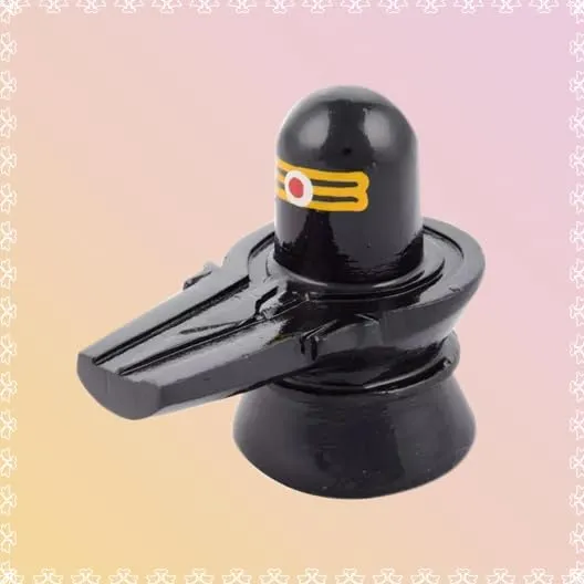 A&S Ventures Shiva Lingam Mahadev Shivji Om Namah Shivay Shiv Ji Shiv Linga Shivling Black Marble Tilak Shivling Home Decor Showpiece Jalaabhishek Sawaan Shivratri Special