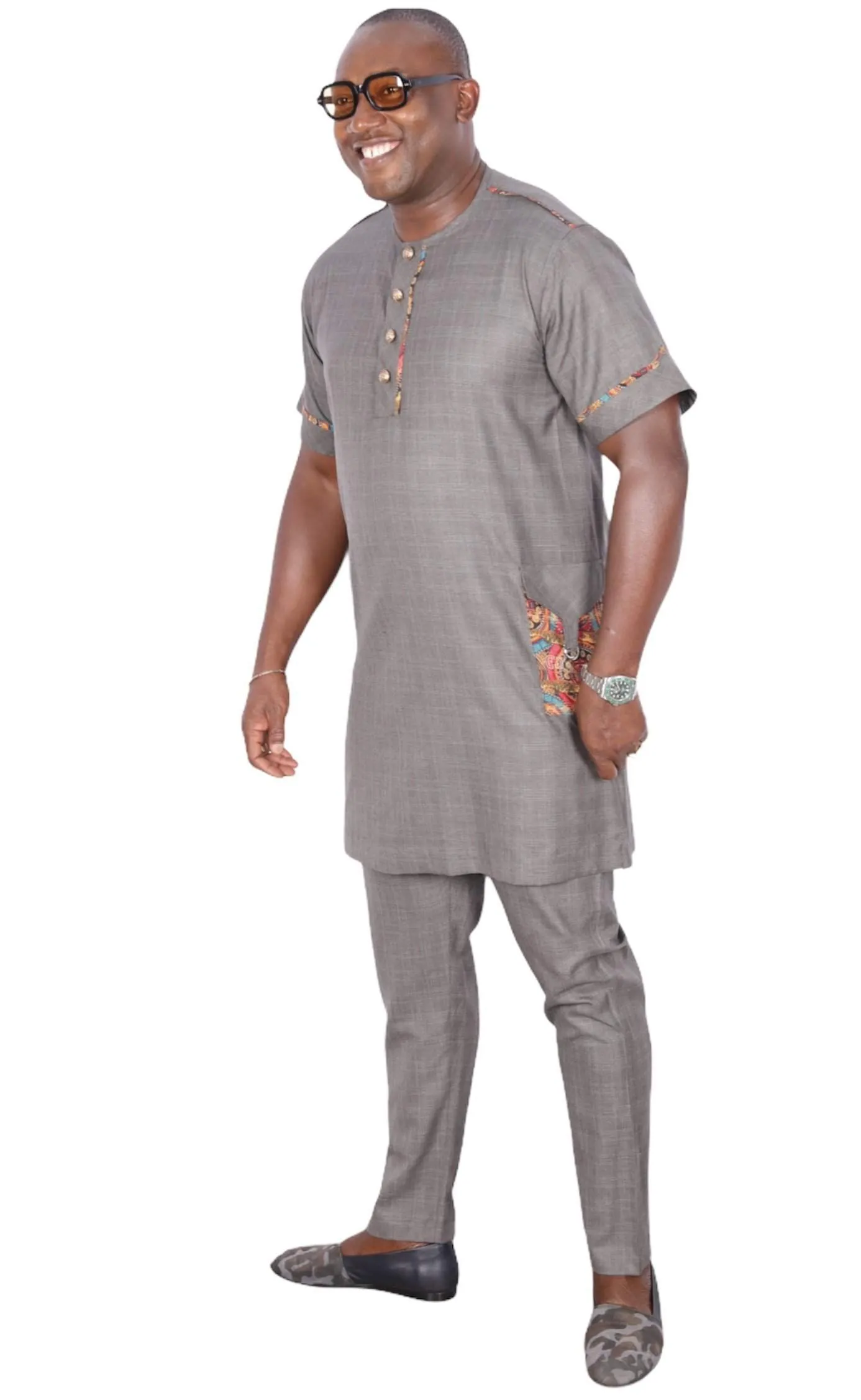 African Senator Traditional Grey