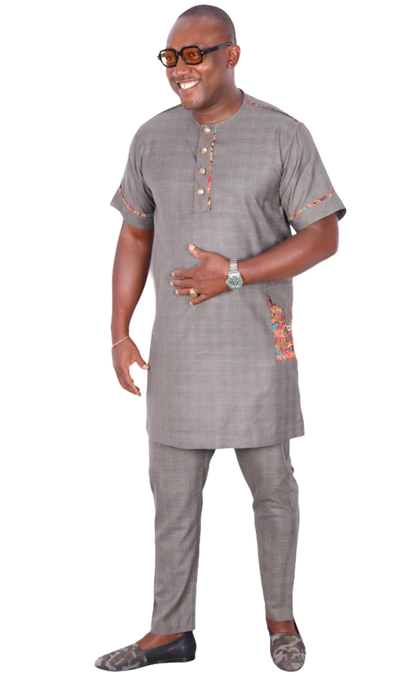 African Senator Traditional Grey