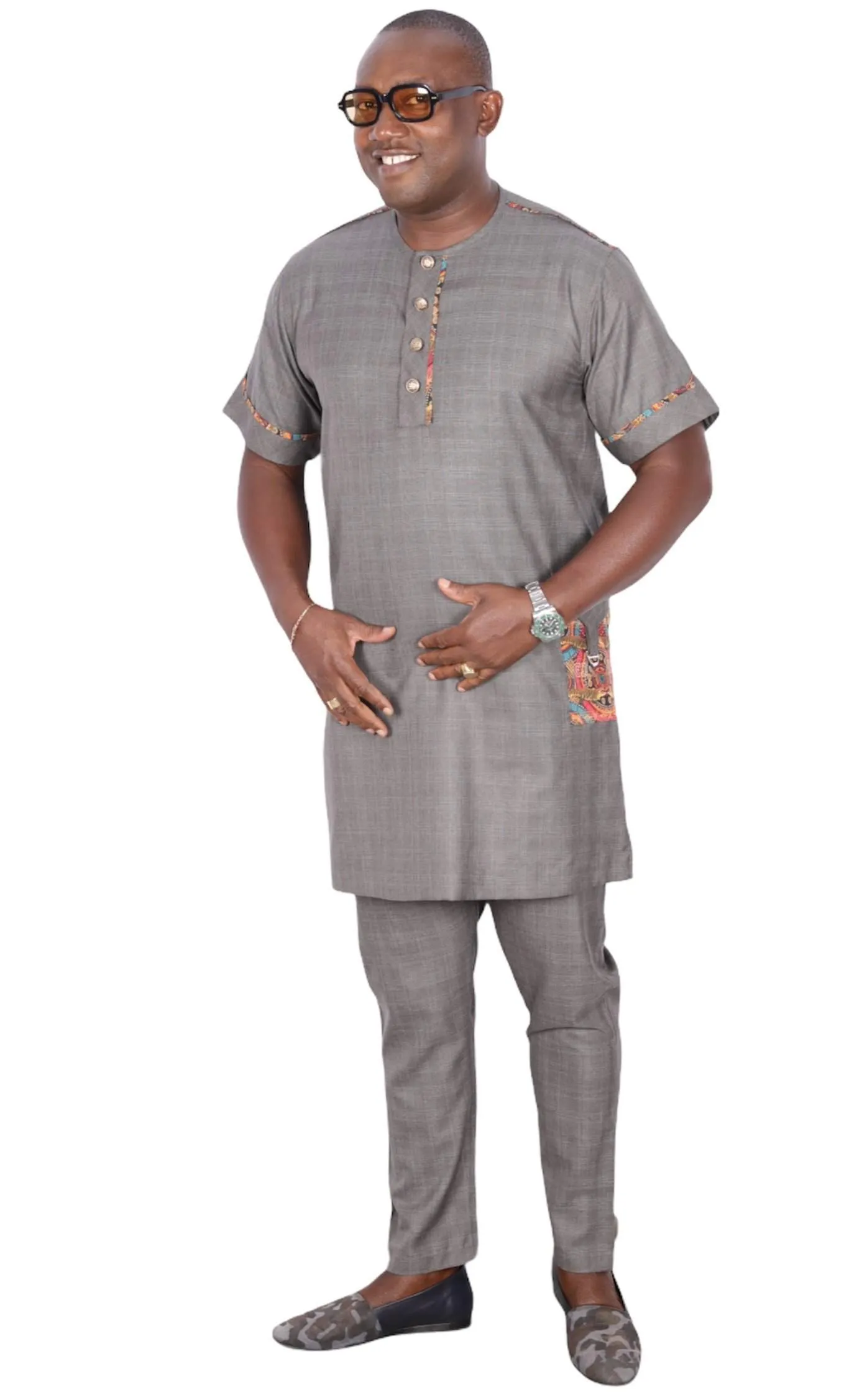 African Senator Traditional Grey
