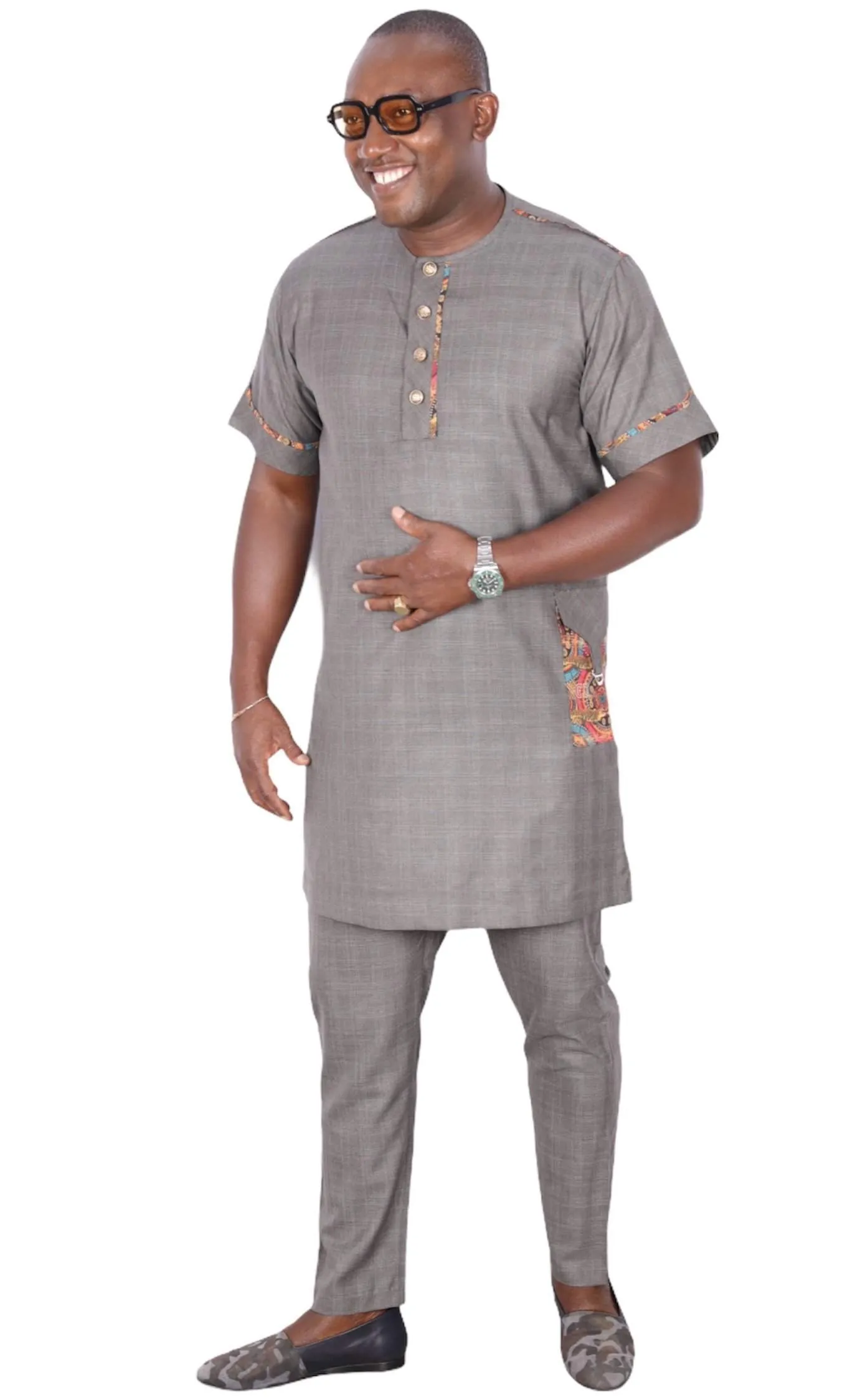 African Senator Traditional Grey