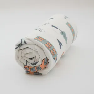 Amsterdam Snuggle Handcrafted Muslin Baby Quilt