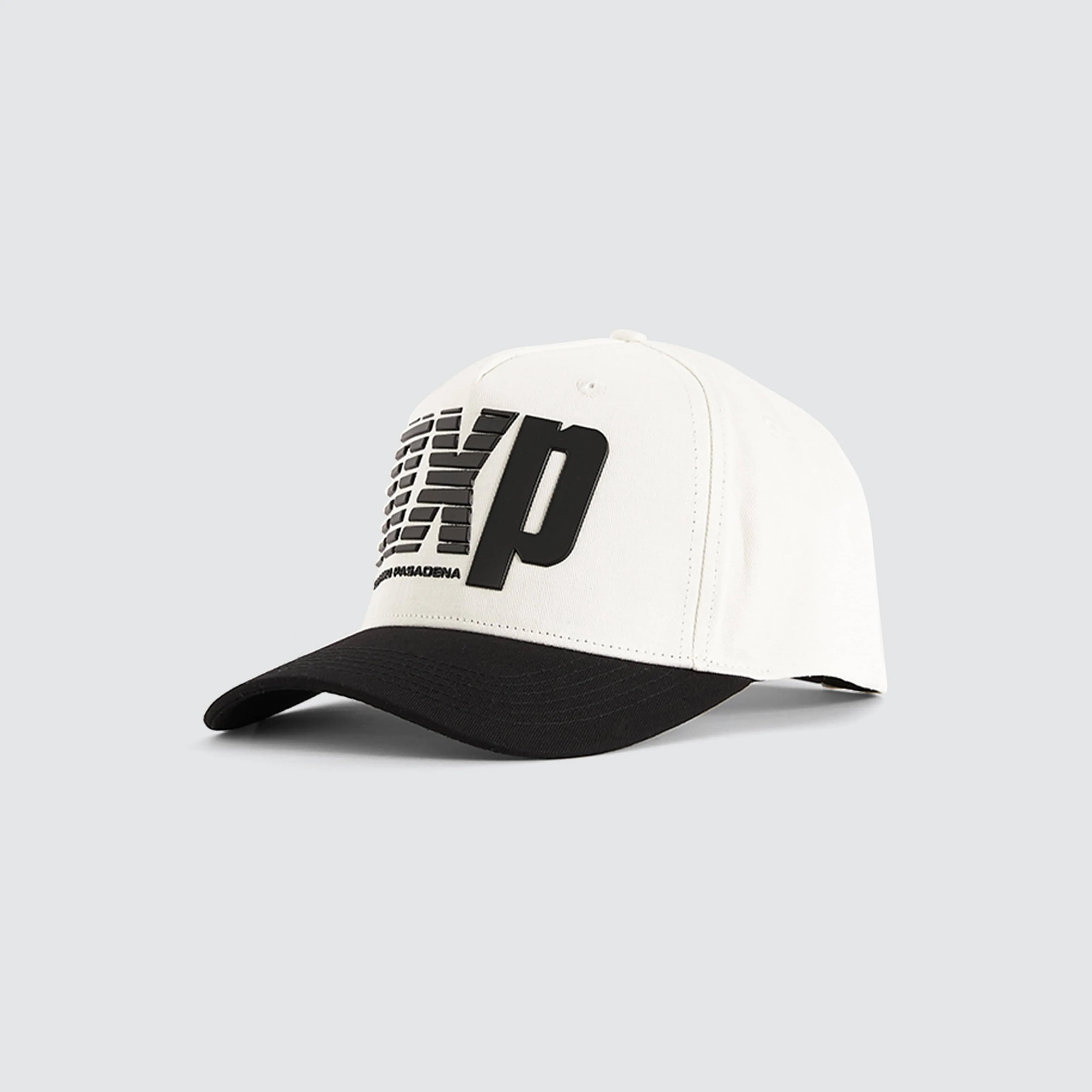 Arcade 5 Panel Curved Peak Cap Natural White