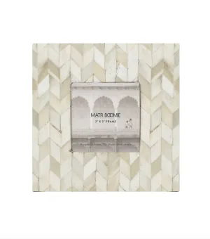 Artemis 3x3 Picture Frame - Handcrafted Bone