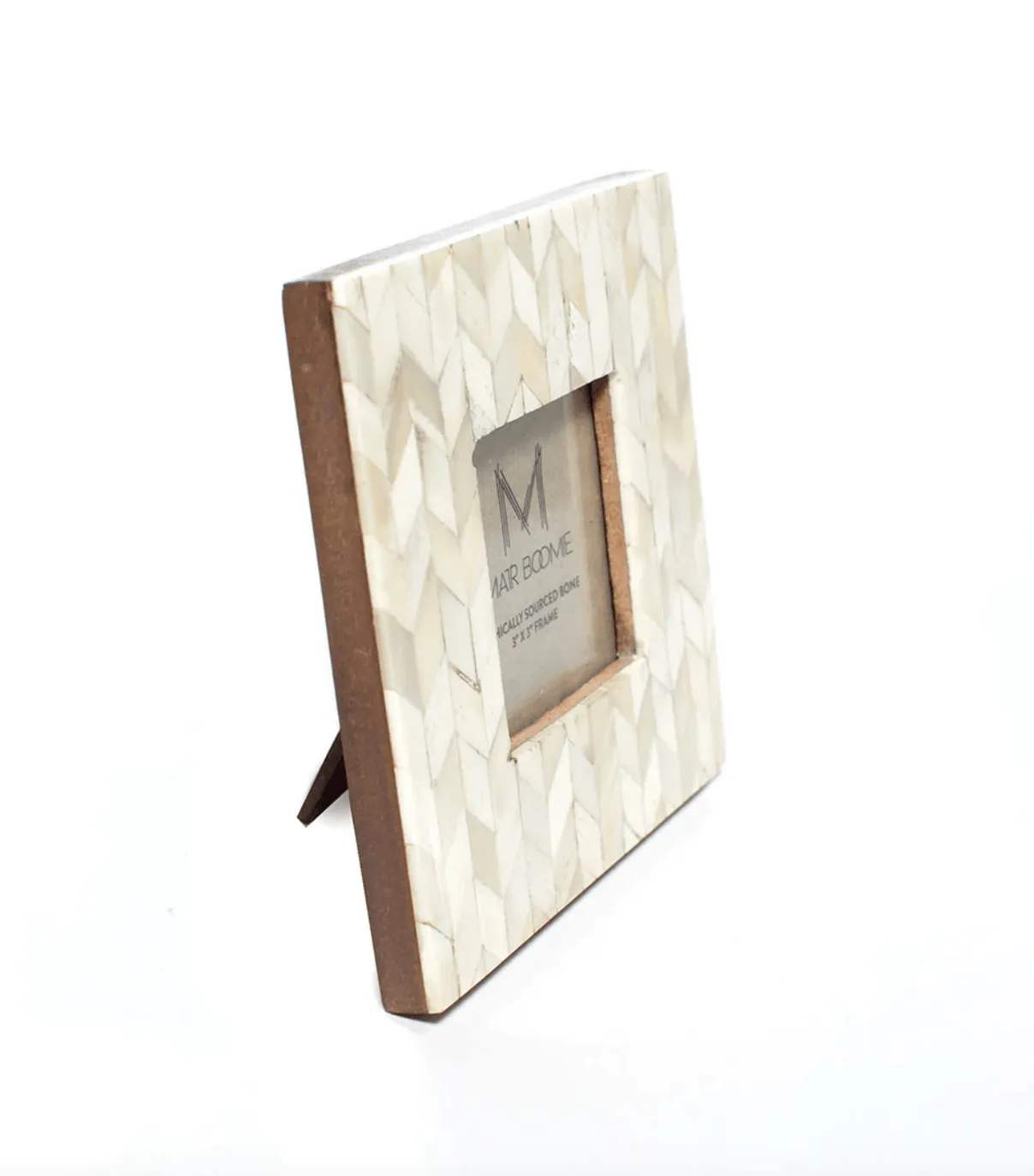 Artemis 3x3 Picture Frame - Handcrafted Bone