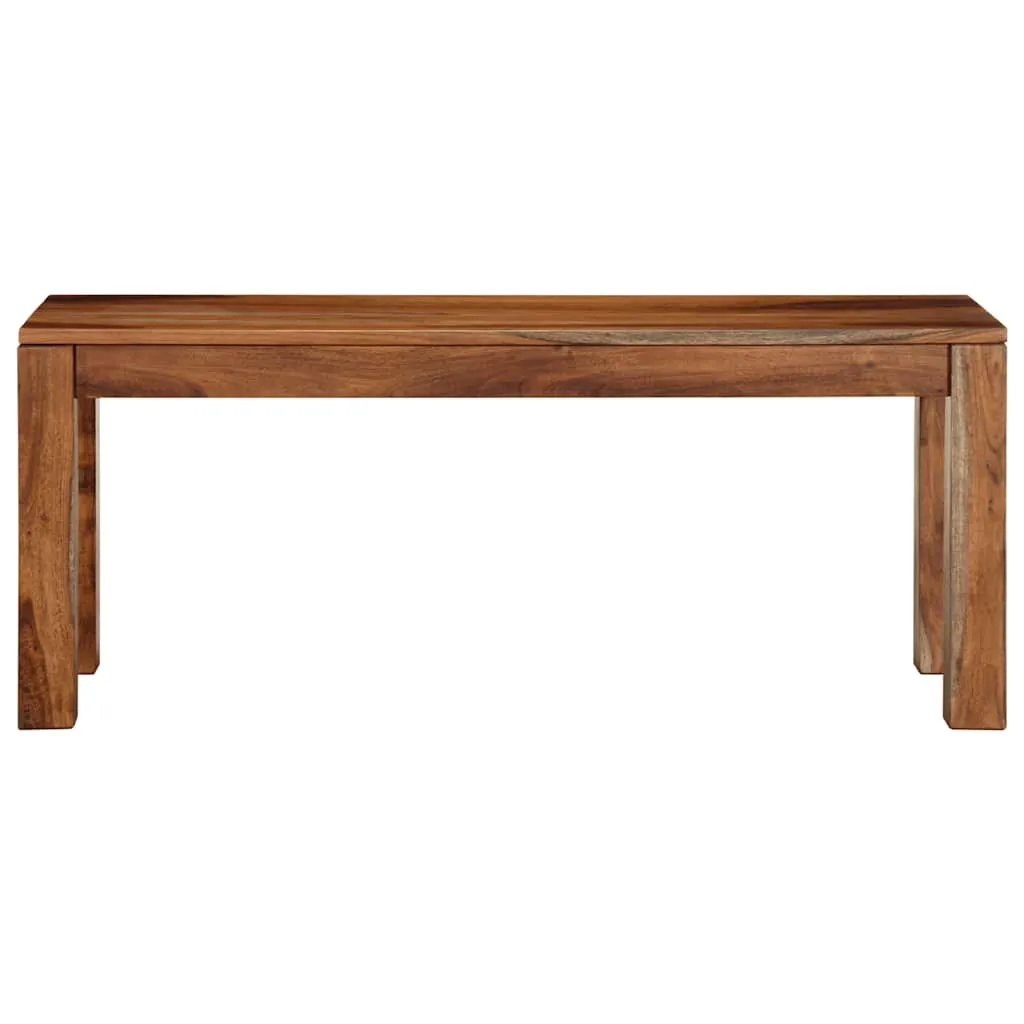Bench 110 cm Solid Wood Acacia