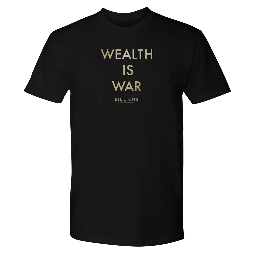 Billions Wealth Is War Adult Short Sleeve T-Shirt