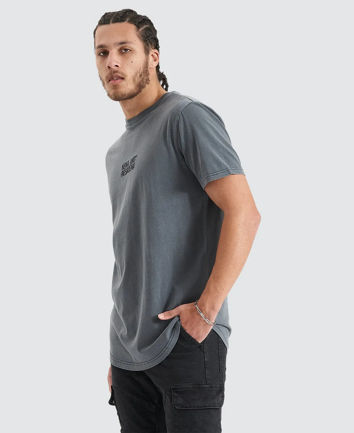 Blockade Dual Curved Tee Pigment Castlerock