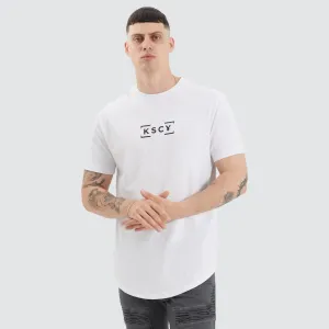 Blyth Dual Curved Tee Optical White