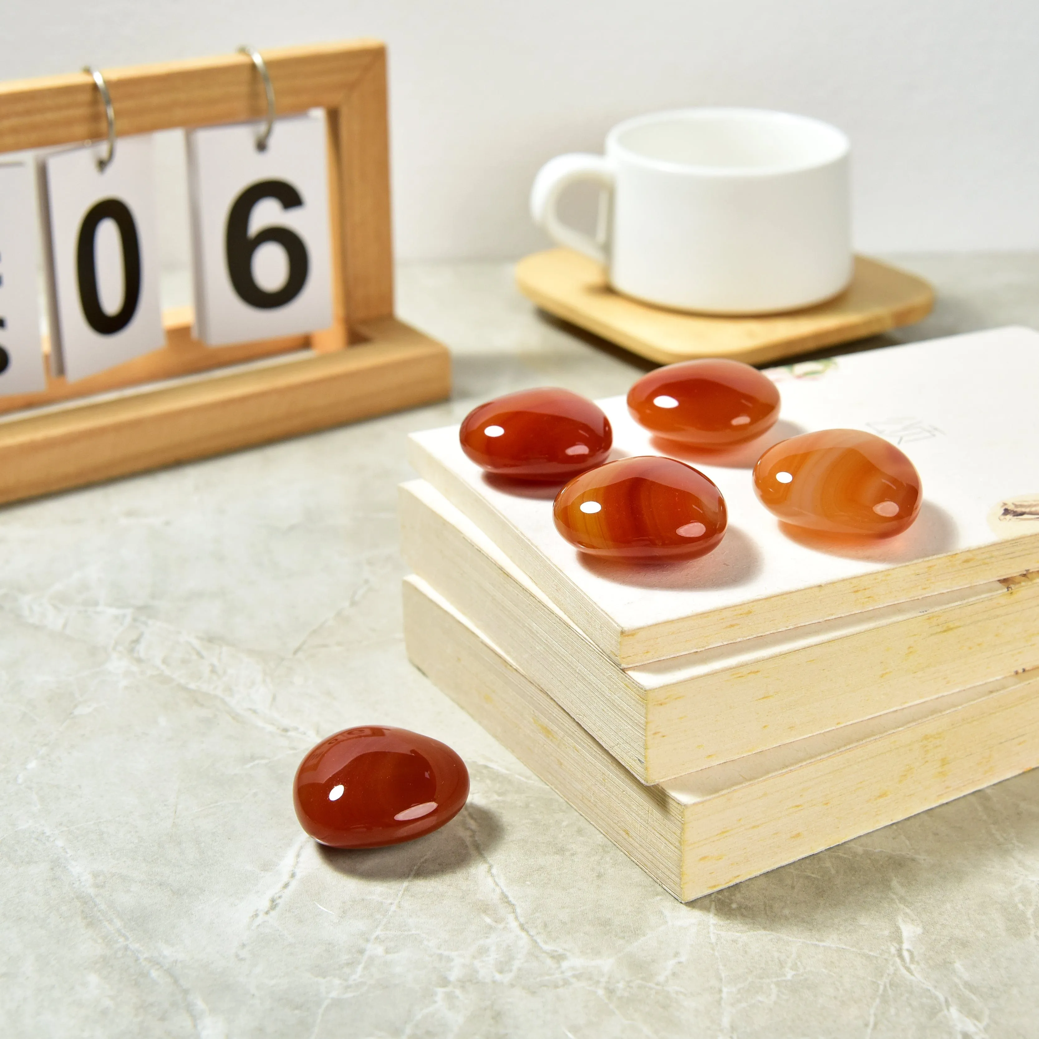 Carnelian Heart Carving