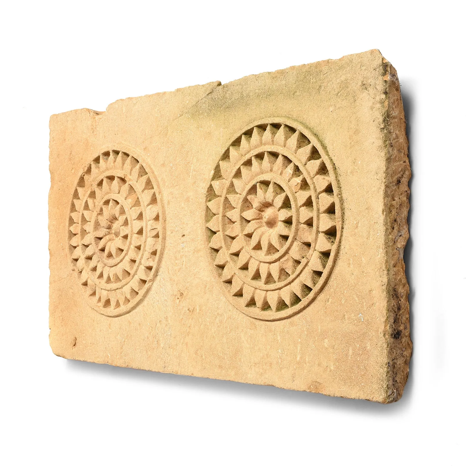Carved Mughal Stone Panel From Jaisalmer - 19thC