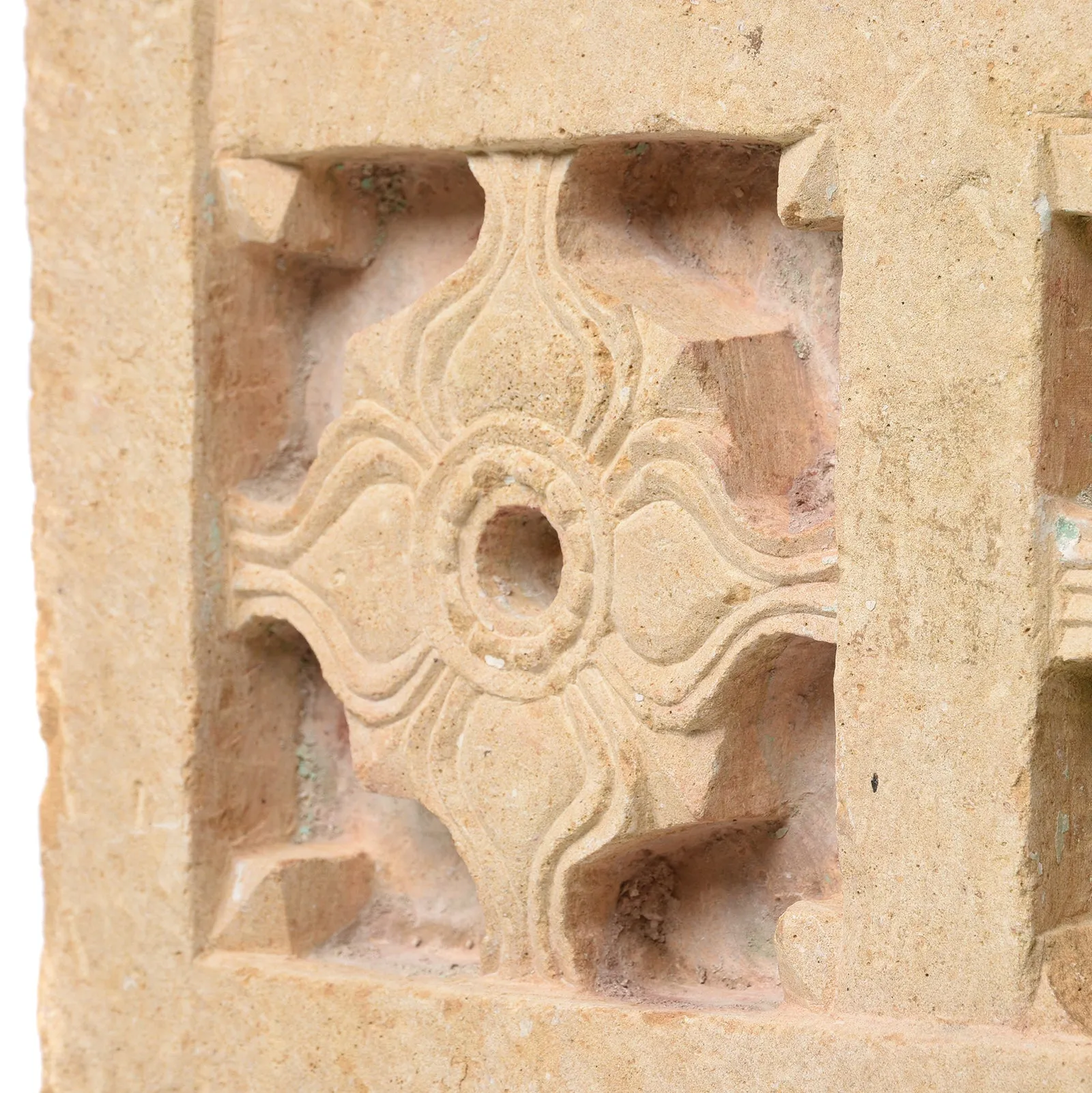 Carved Stone Panel From Rajasthan - 19thC
