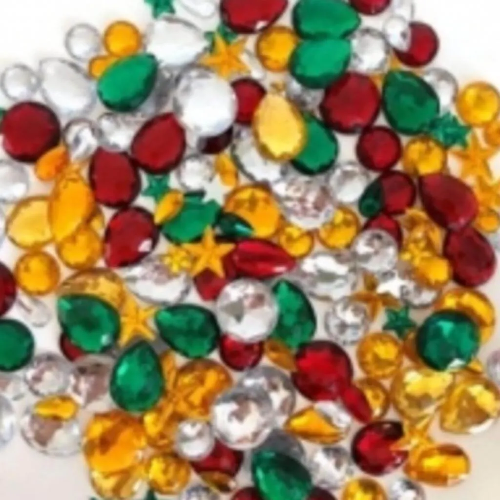 Christmas Rhinestones 150g