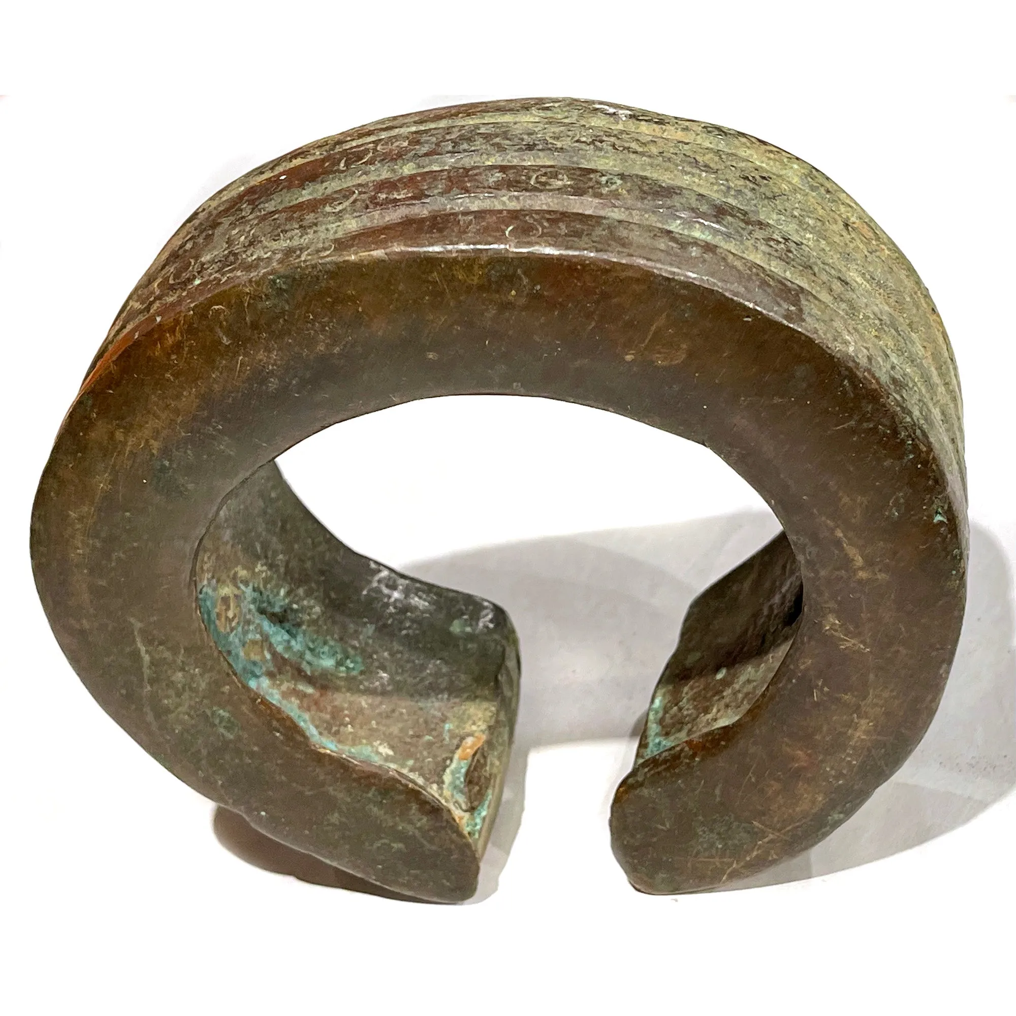 Copper Anklet Large and Heavy 19th Century Dowry Wealth/ Currency from Zaire
