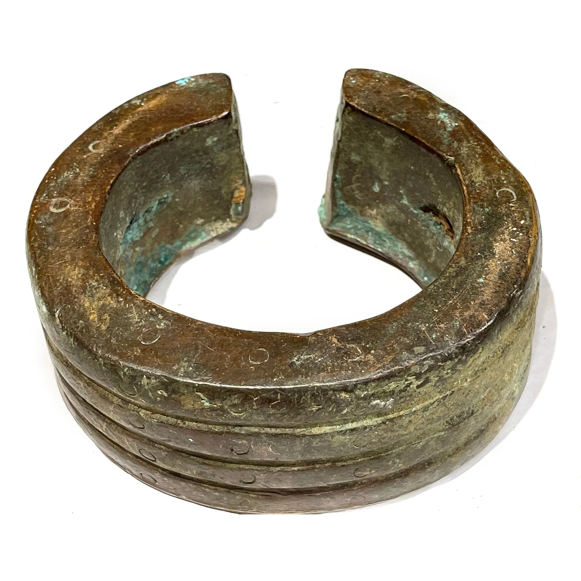 Copper Anklet Large and Heavy 19th Century Dowry Wealth/ Currency from Zaire
