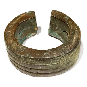 Copper Anklet Large and Heavy 19th Century Dowry Wealth/ Currency from Zaire