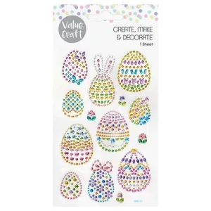Crystal Egg Stickers 1 Sheet