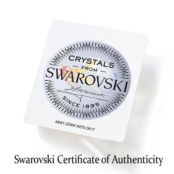 Crystal Ornament Medium Saphire Crystal Almond Prism Colorful Swarovski Crystals 3-1/2-inch