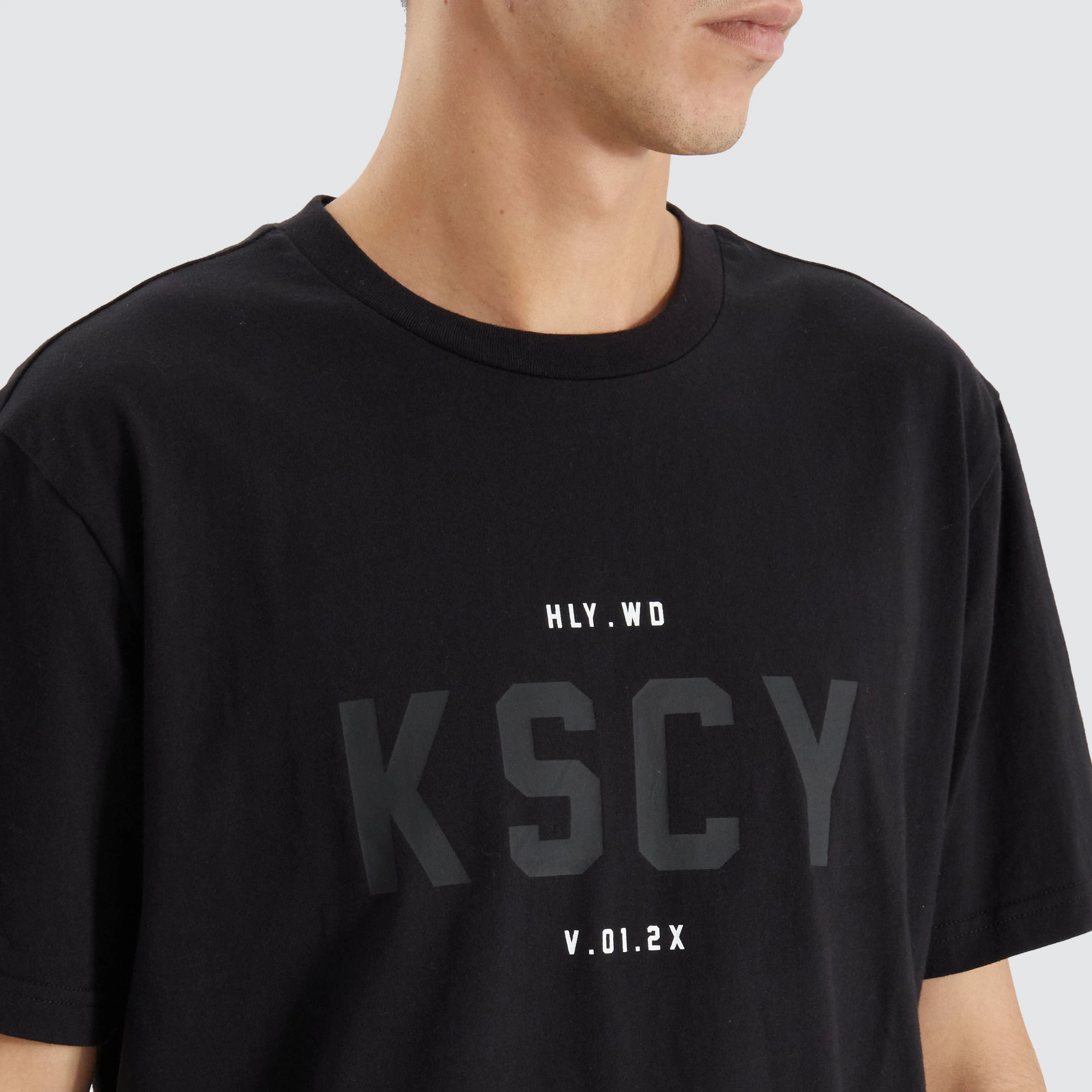 Dilon Dual Curved Tee Jet Black