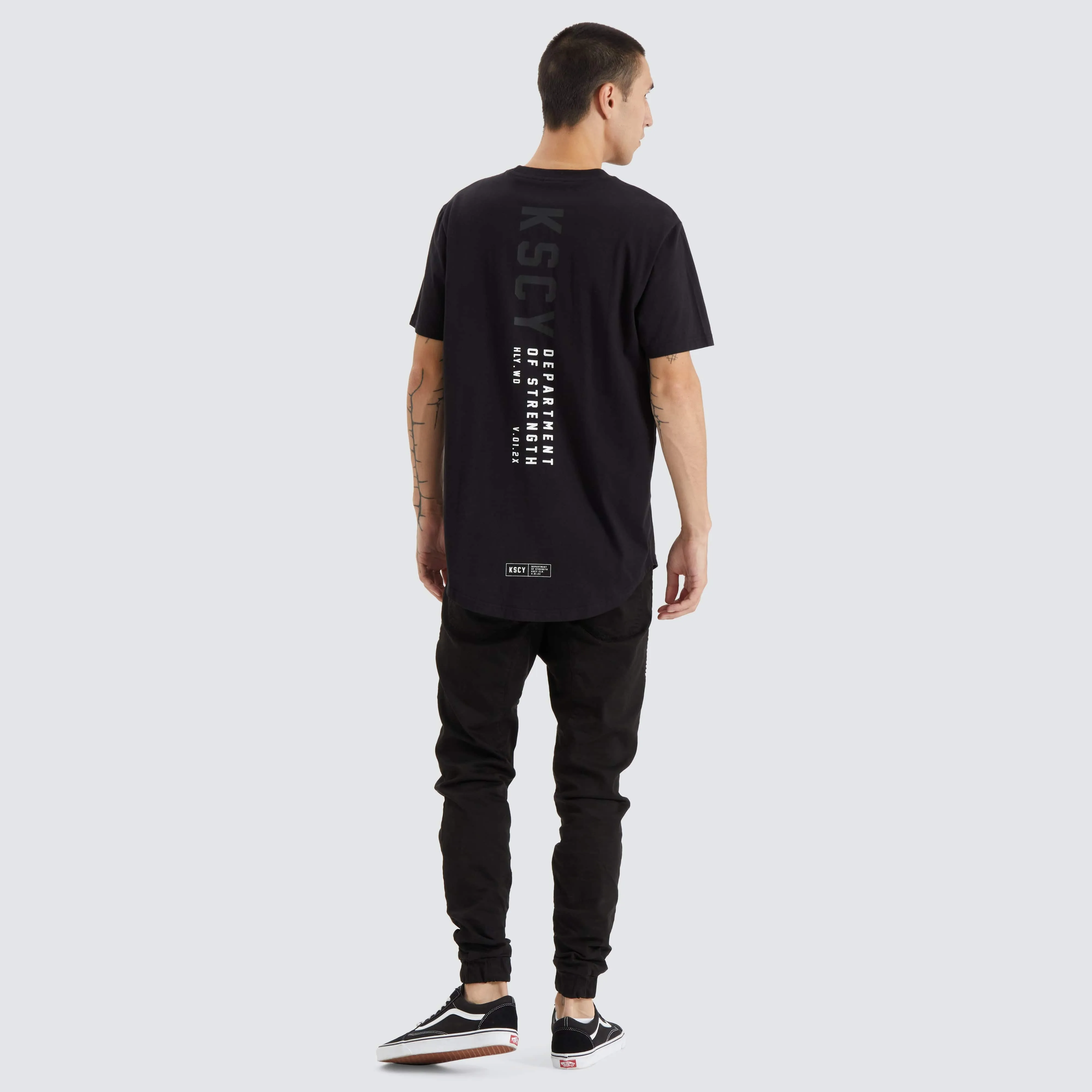 Dilon Dual Curved Tee Jet Black