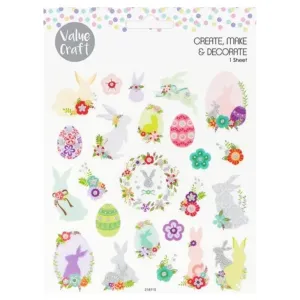 Easter Egg Stickers With Flowers/Eggs