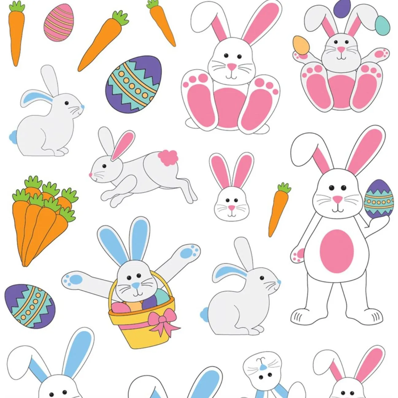Easter Stickers - Pack of 240