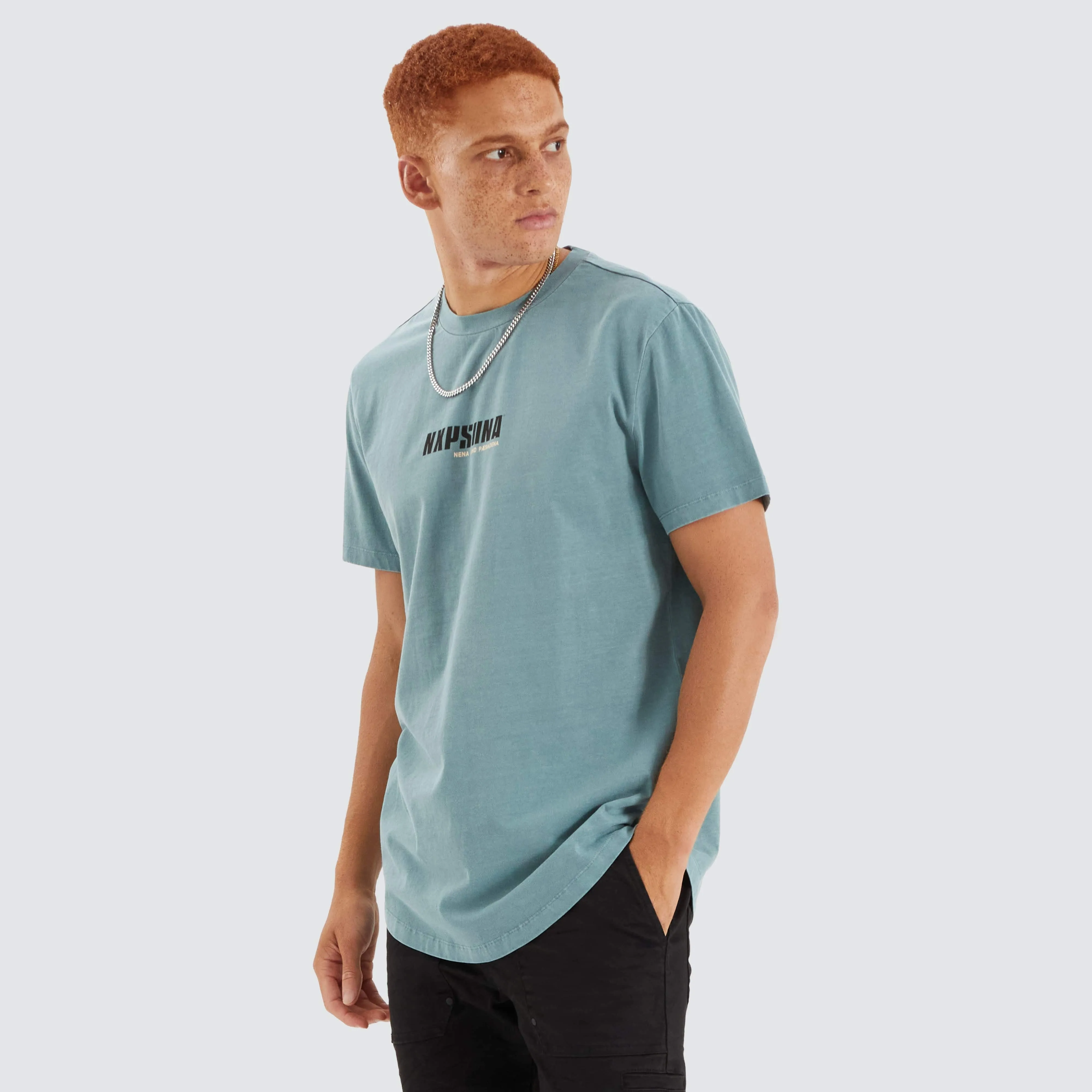 Ether Dual Curved Tee Pigment Trooper
