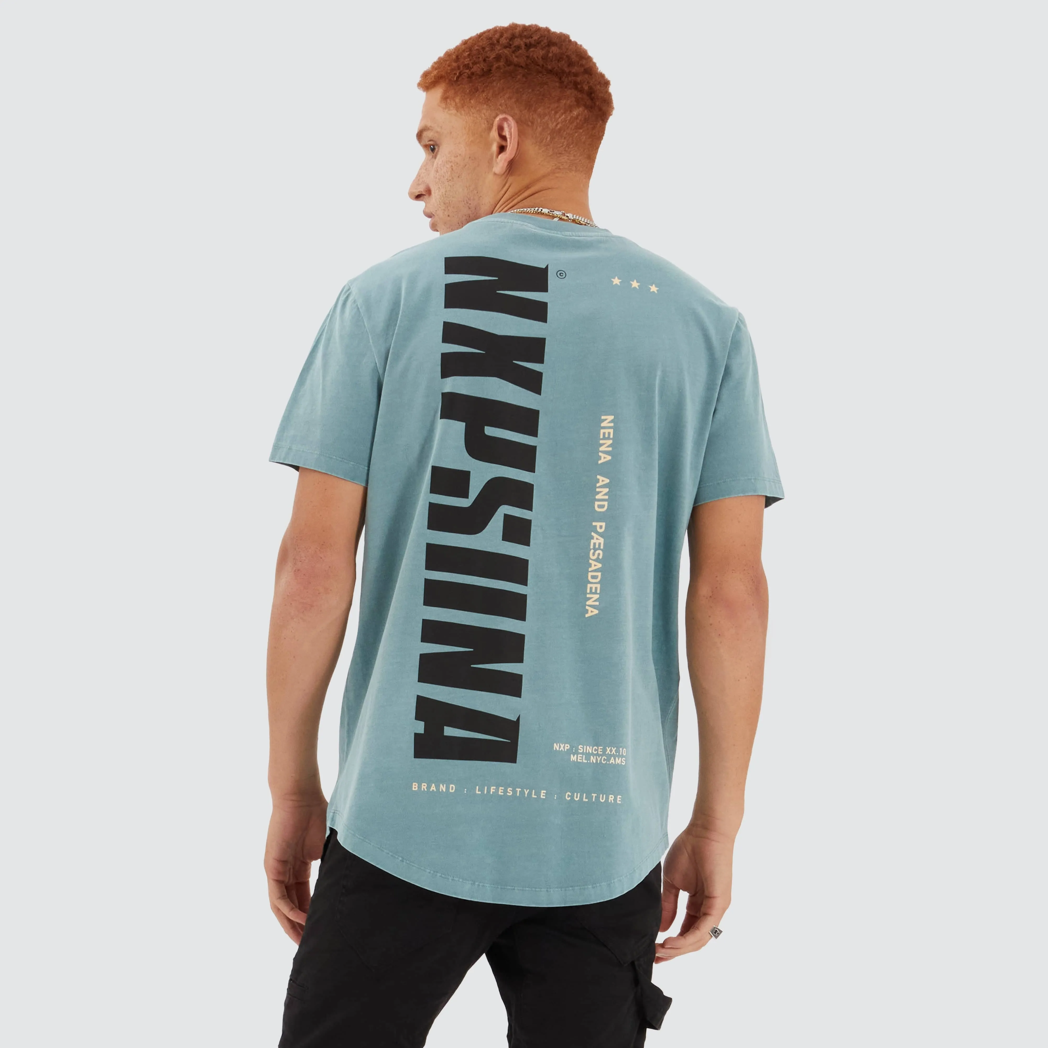 Ether Dual Curved Tee Pigment Trooper