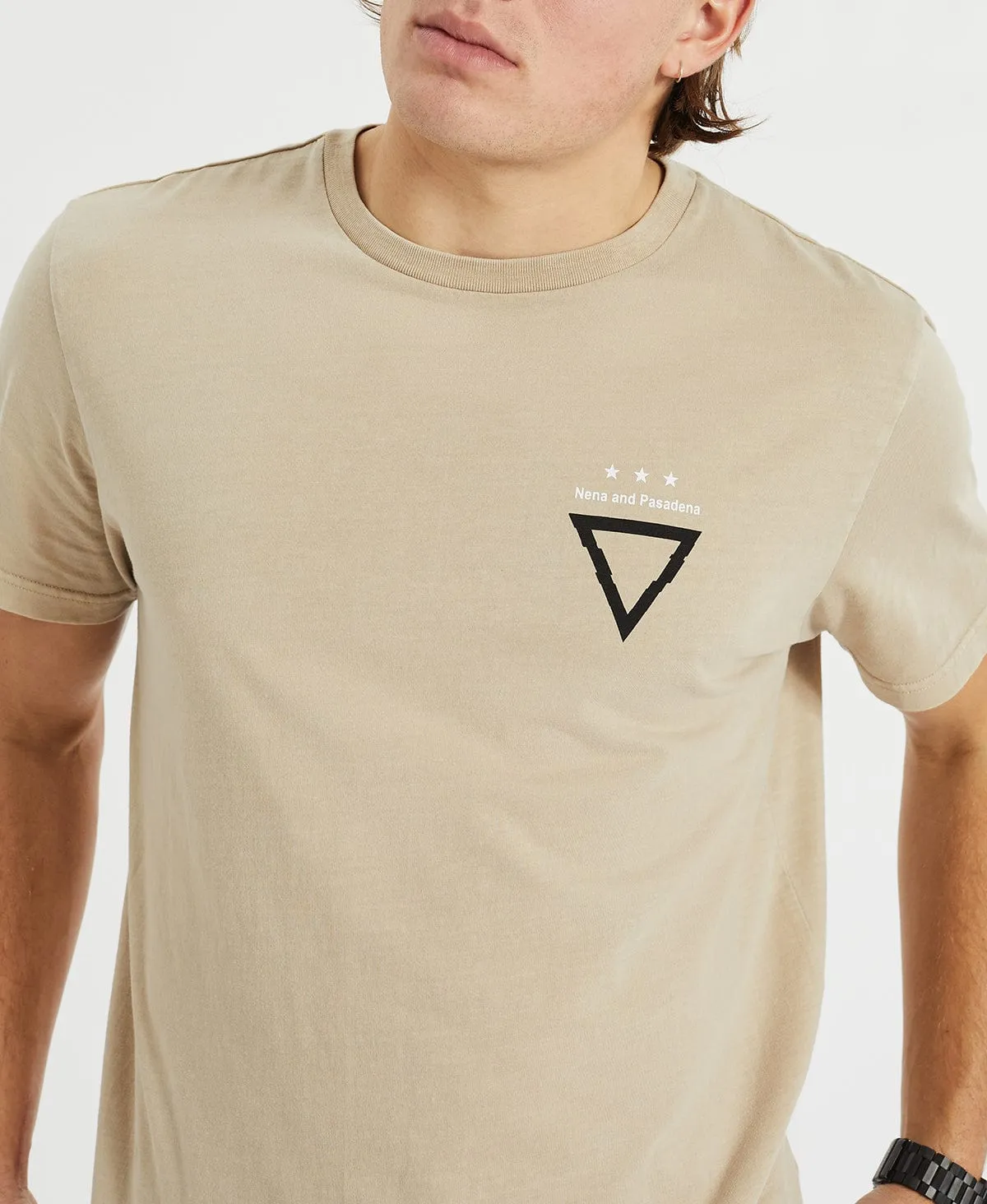 Express Cape Back Tee Pigment Feather Grey
