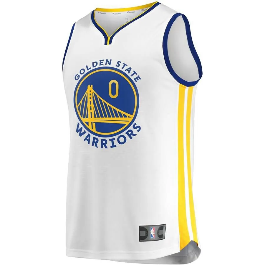 Golden State Warriors D'Angelo Russell Fanatics Branded Replica Fast Break Player Association Jersey Kids - White | Ireland A7849U7