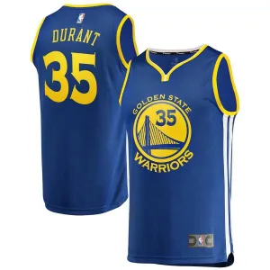 Golden State Warriors Kevin Durant Fanatics Branded Replica Fast Break Icon Jersey Kids - Blue | Ireland N1566N7