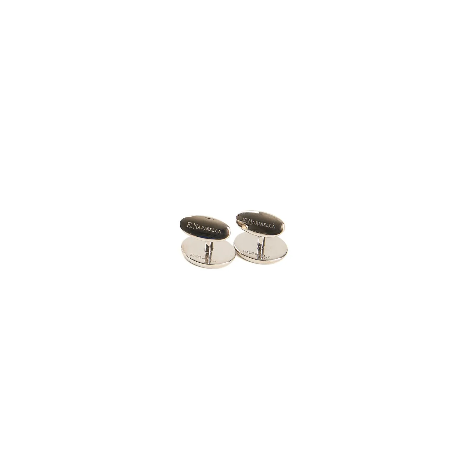 GREEN SILVER CUFFLINKS