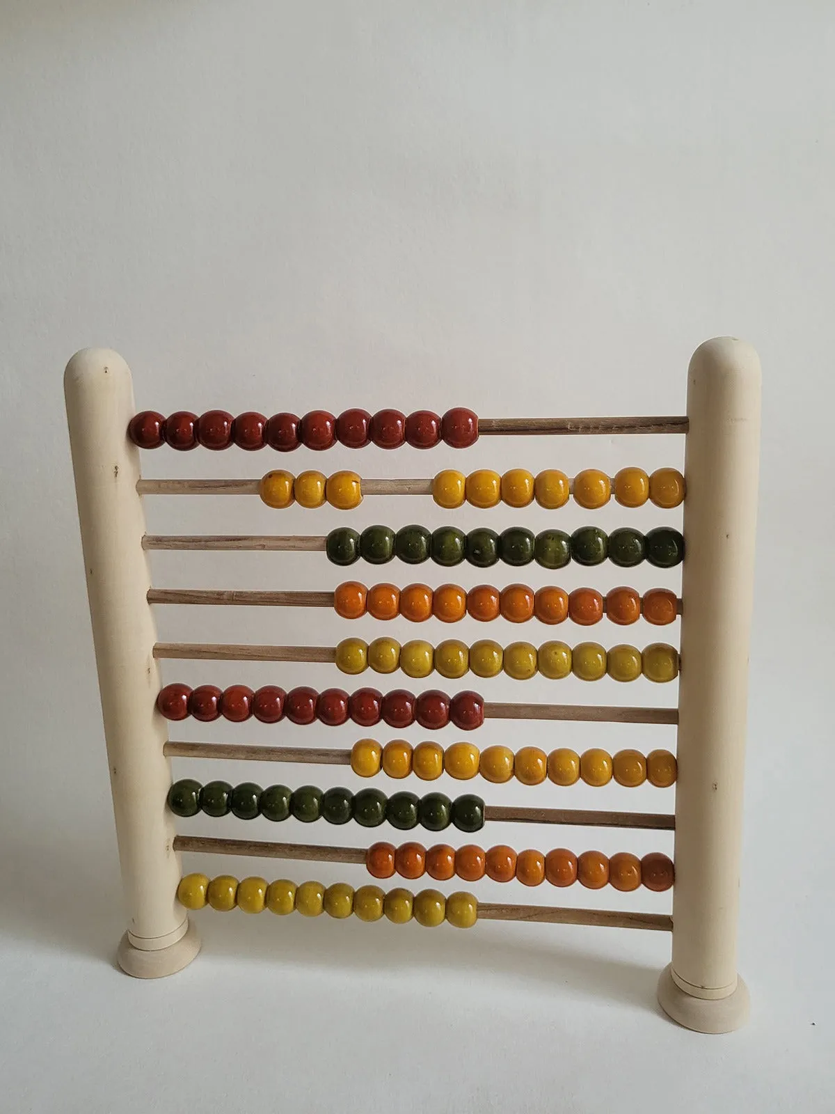 Handcrafted Wooden Big Abacus 10 beads
