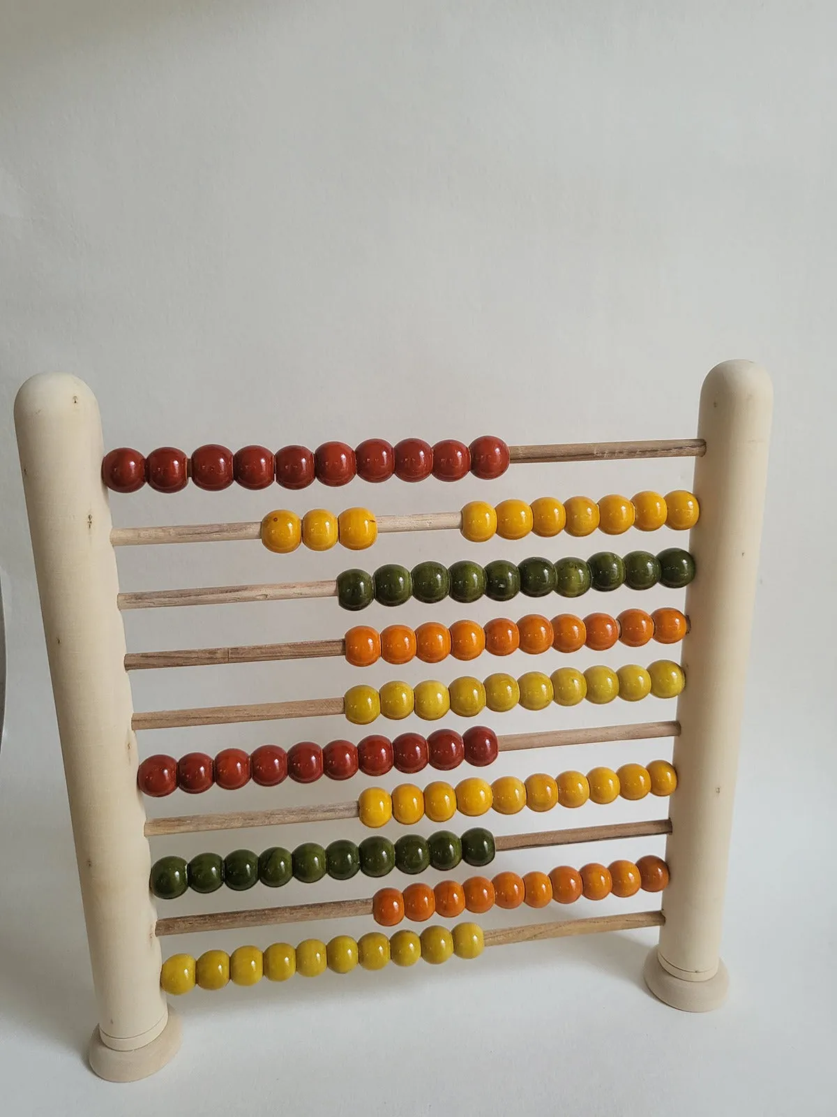 Handcrafted Wooden Big Abacus 10 beads