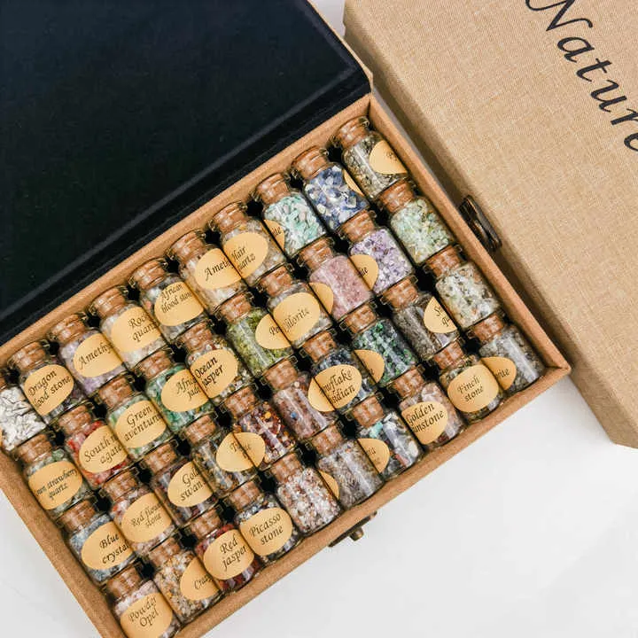 High Quality Natural Mixed Material-زجاجة تمنيات عالية