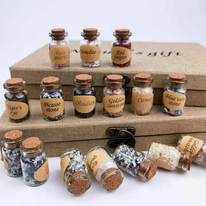 High Quality Natural Mixed Material-زجاجة تمنيات عالية