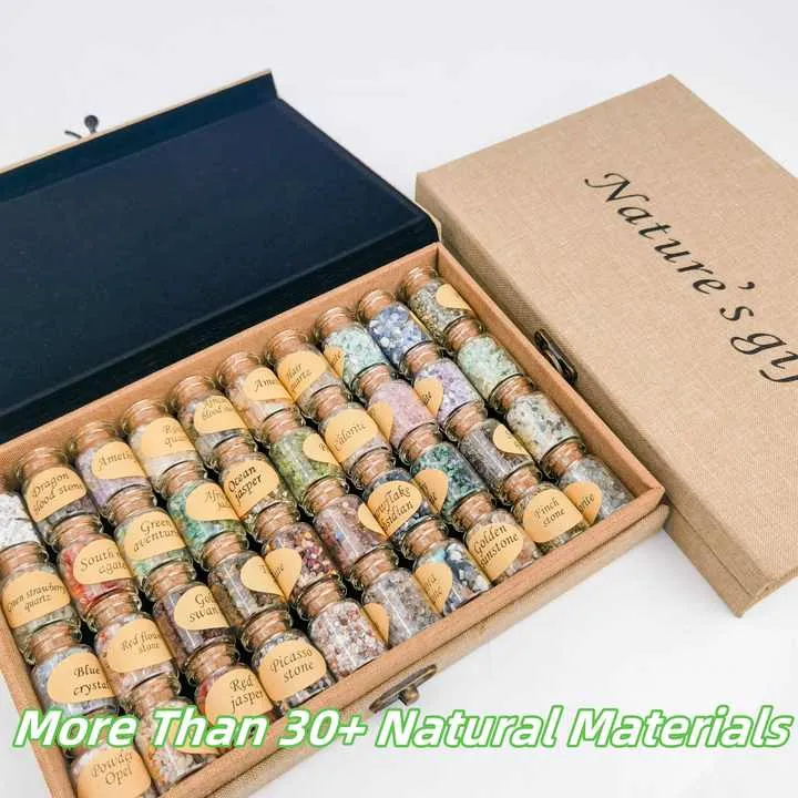 High Quality Natural Mixed Material-زجاجة تمنيات عالية