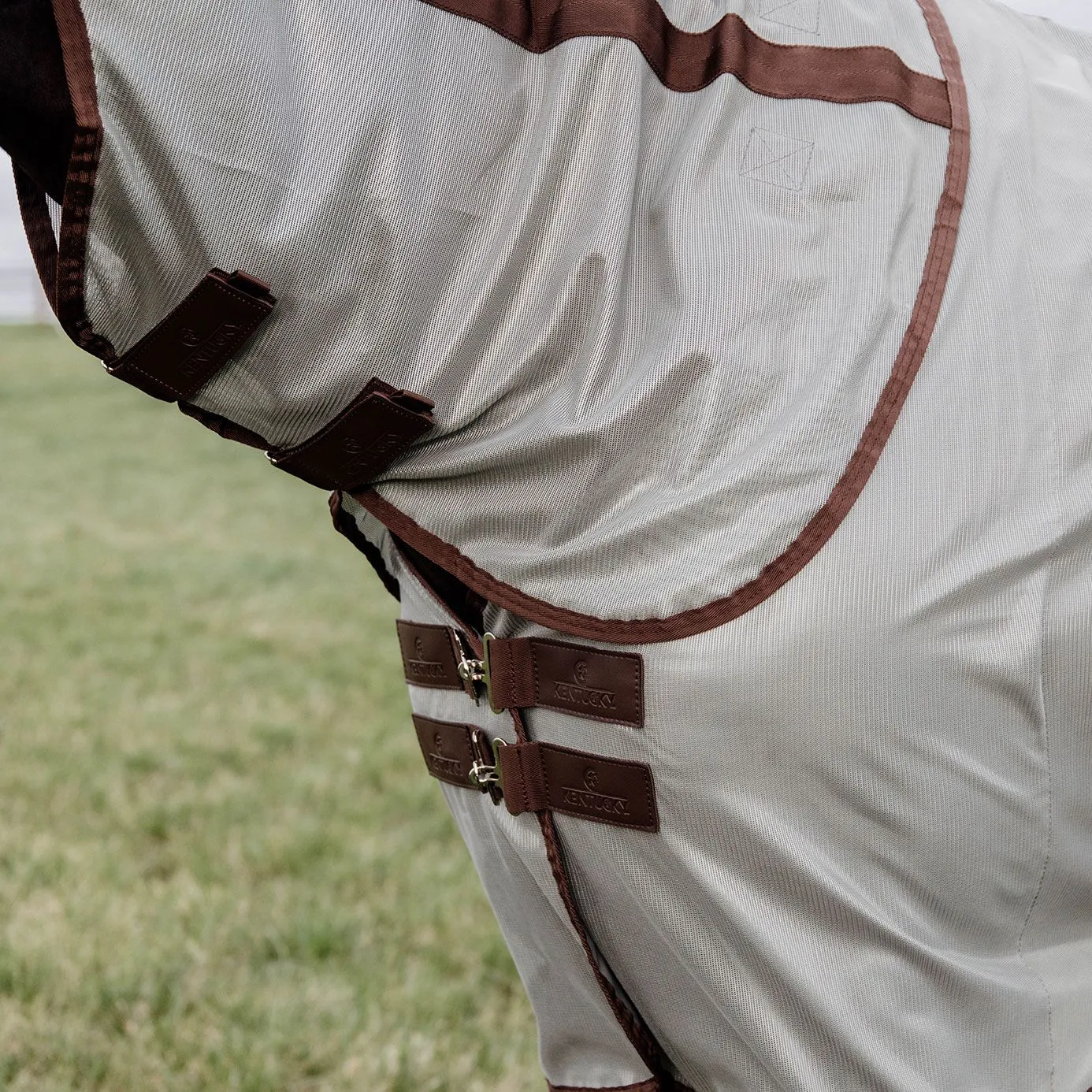 Kentucky Horsewear Mesh Fly Rug Classic - Silver Grey