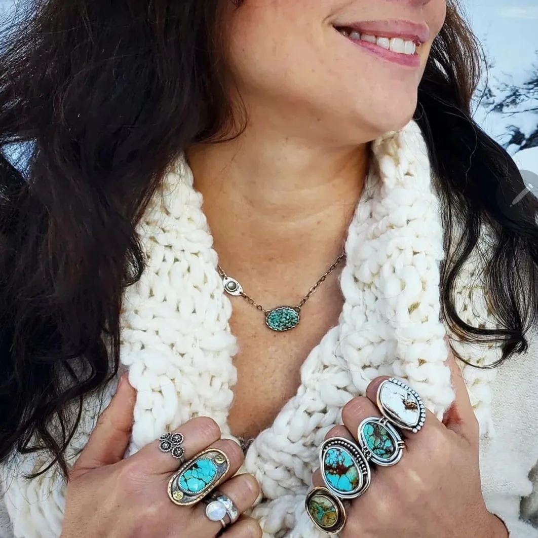 Kingman Turquoise Cowgirl Ring