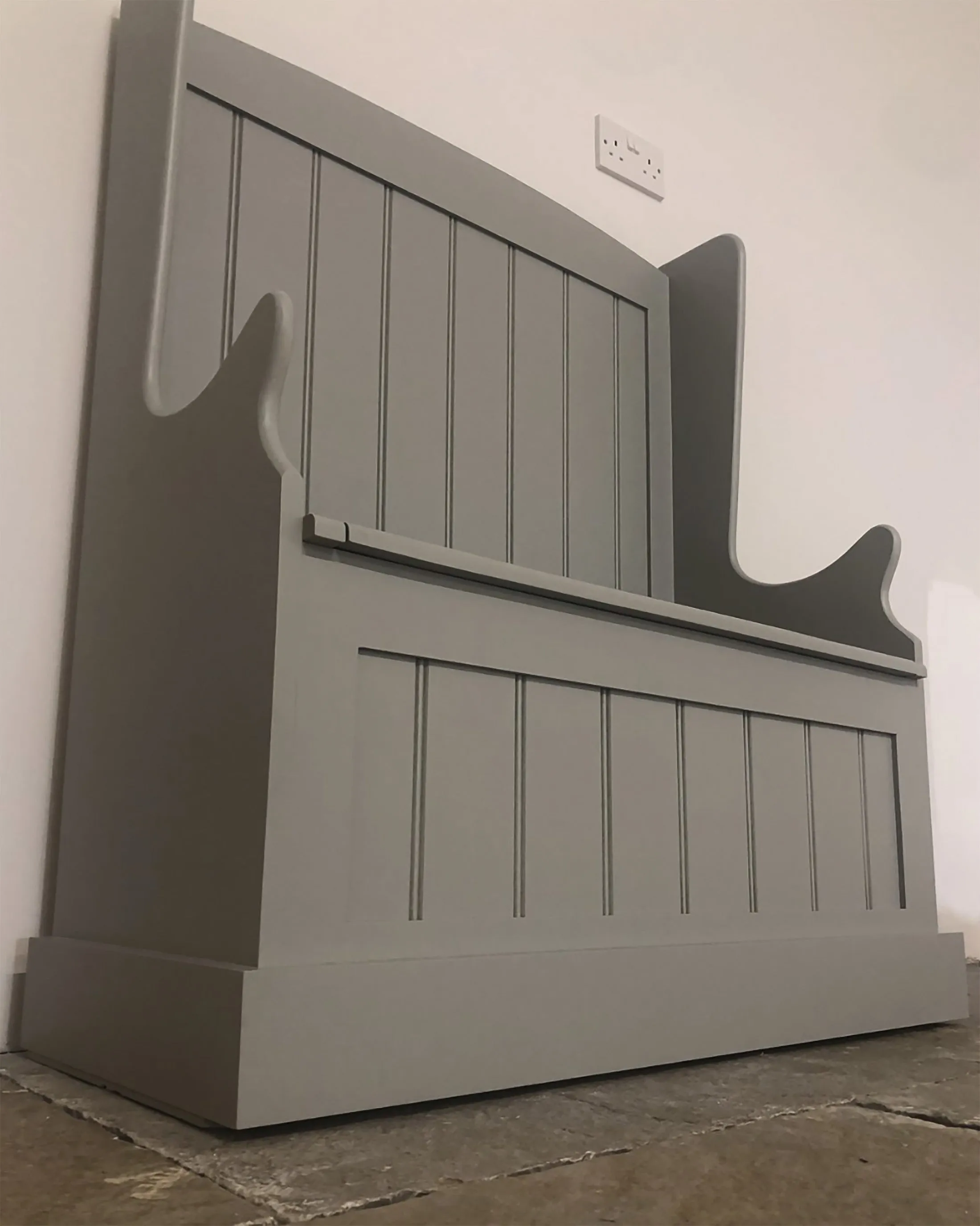 Painted Hallway Monks Bench
