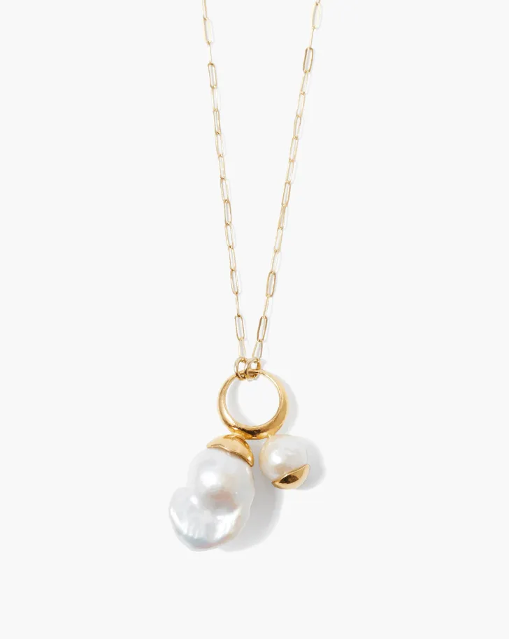 Pearl Trio Pendant Necklace
