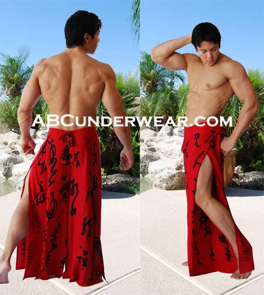 Red Tie Pant