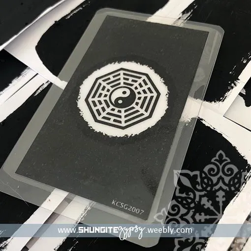 Shungite   CSilver Mobile Phone KiCard ~ EMF Protection ~ FENG SHUI