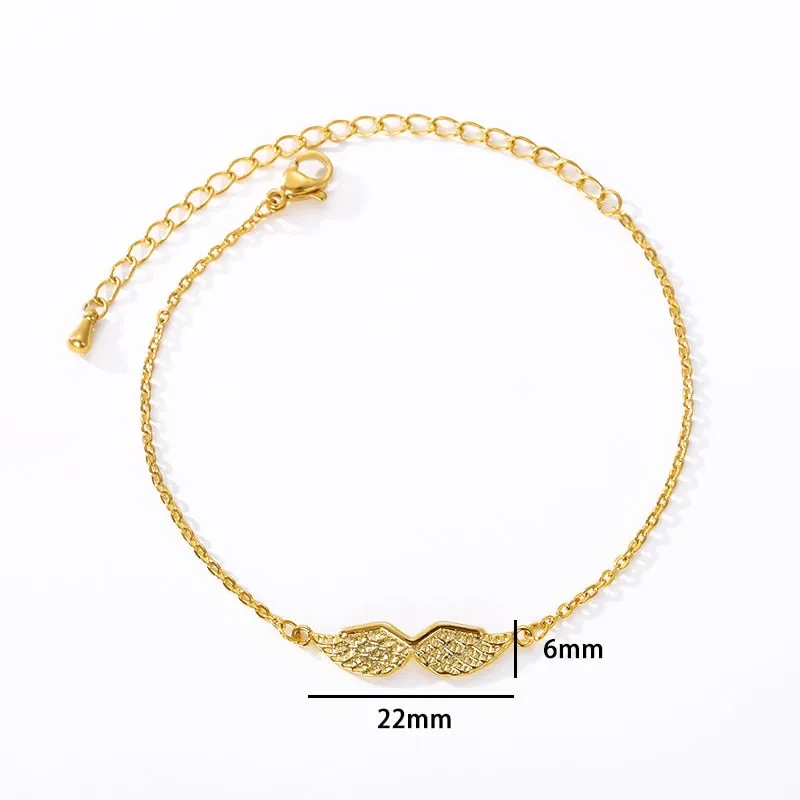 Stainless Steel Angel Wings Bracelets