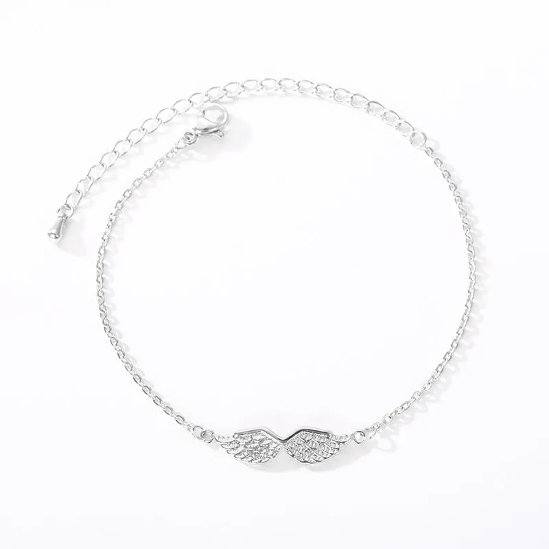 Stainless Steel Angel Wings Bracelets