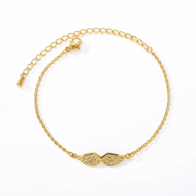 Stainless Steel Angel Wings Bracelets