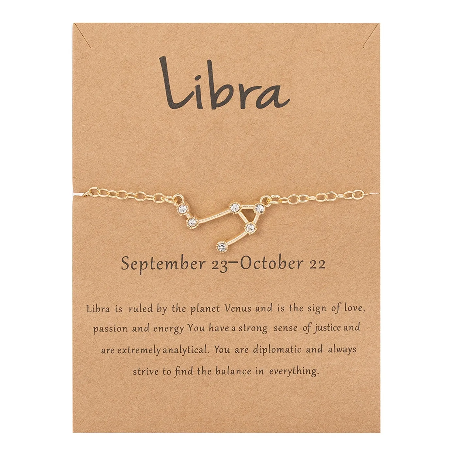 Star Zodiac Sign Bracelet