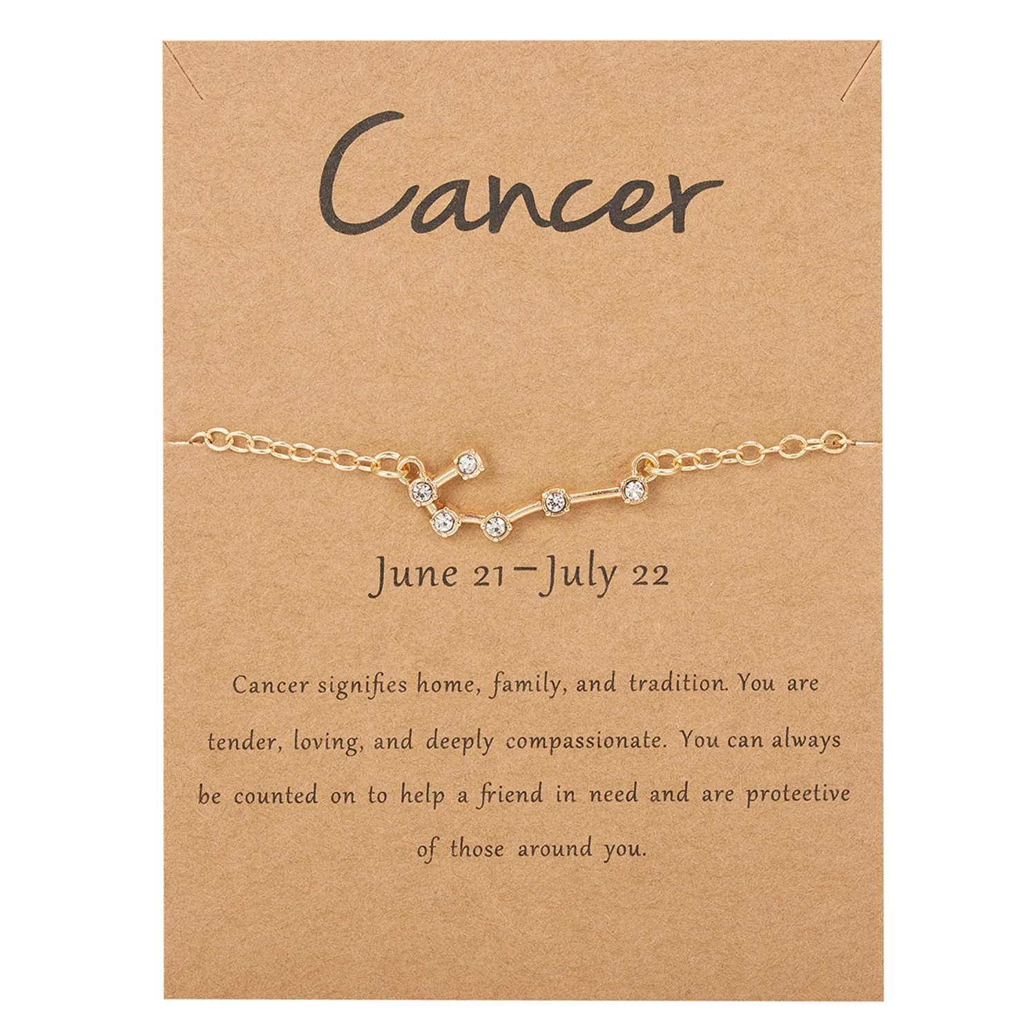 Star Zodiac Sign Bracelet