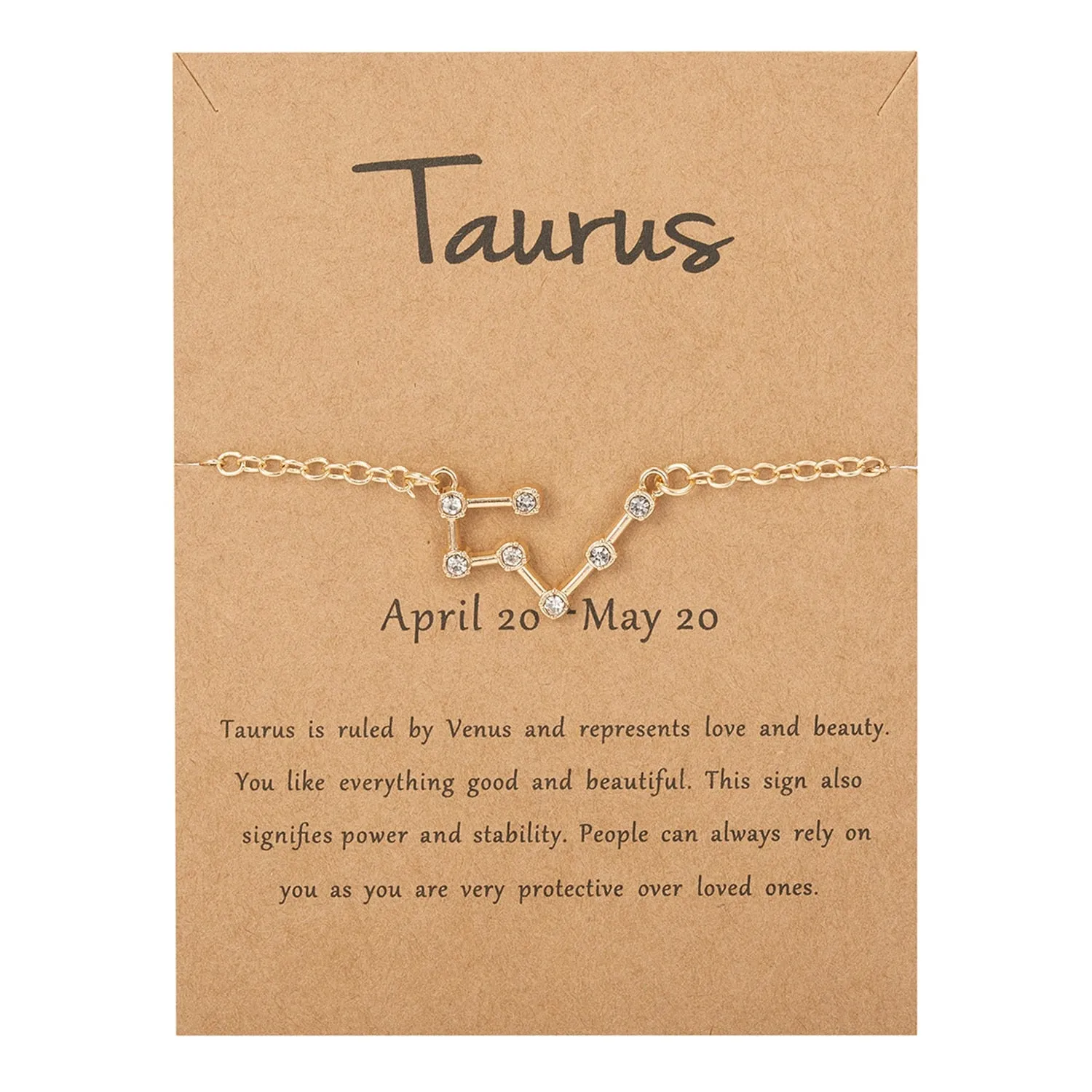 Star Zodiac Sign Bracelet